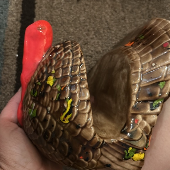 Vintage Ceramic Turkey 🦃 Napkin Holder - Picture 8 of 8
